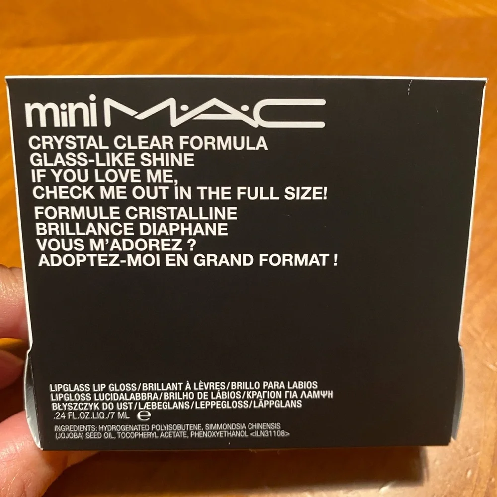 MAC Lipglass Clear Lip Gloss